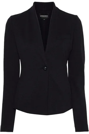 Emporio Armani Blazer en jacquard con botones