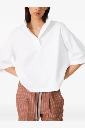 BIANCALANCIA Blusa de popelina
