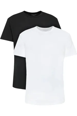 Tommy Hilfiger Playera con diseño de dos tonos (pack de 2)
