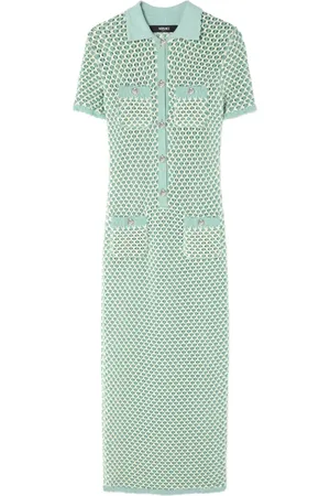 VERSACE Vestido corto de crochet