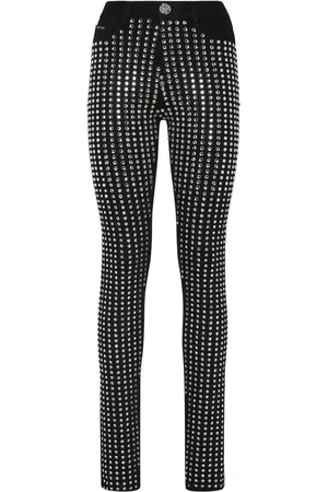 Philipp Plein Skinny jeans con detalles de cristal