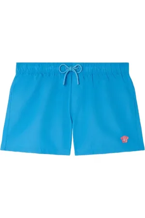 VERSACE Shorts de playa con bordado Medusa