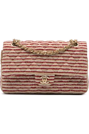 CHANEL Bolsa de hombro Classic Jersey Coco Sailor Double Flap mediana 2014