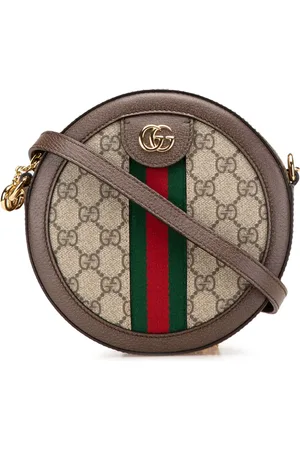 Gucci Bolsa crossbody Mini GG Supreme Round Ophidia 2016-2024