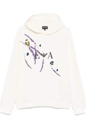 Emporio Armani Hoodie con logo bordado
