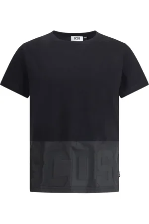 GCDS Playera con franja del logo