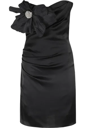 AMEN Vestido corto con aplique floral