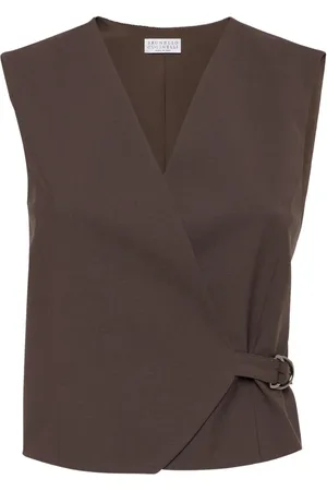 Brunello Cucinelli Chaleco con cuello en V