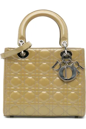 Dior Bolsa satchel Cannage Lady Dior medianade charol 2013