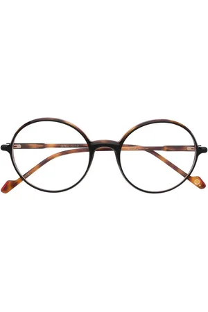 Etnia Barcelona Lentes con armazón redonda estilo carey