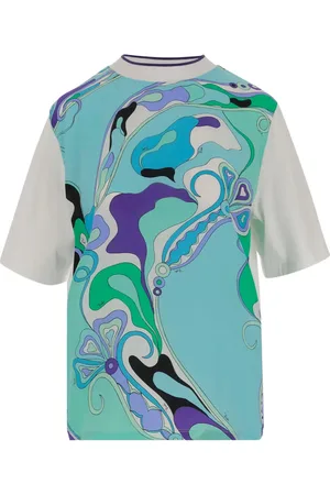 Puccini Playera con estampado Orchidee