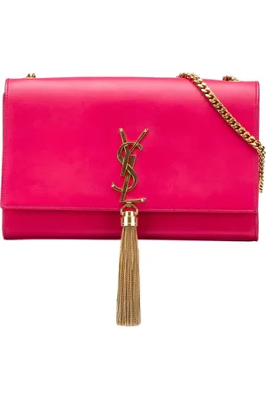 Saint Laurent Bolsa crossbody Kate mediana de piel de becerro con monograma y borla 2014