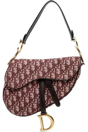 Dior Bolsa de hombro Oblique Canvas Saddle Bag 2018