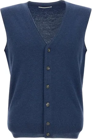 KANGRA CASHMERE Cárdigan sin mangas
