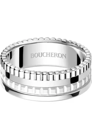 Boucheron Anillo Quatre Double White Edition en oro blanco de 18kt
