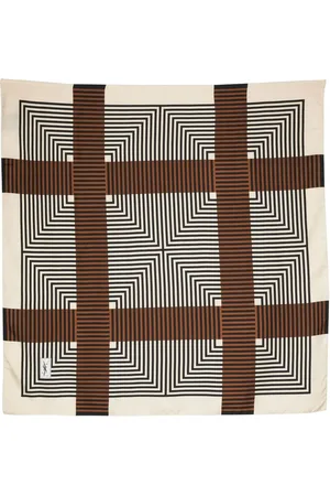 Saint Laurent Mascada de seda cuadrada