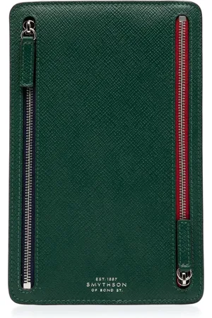 SMYTHSON Funda con estampa del logo