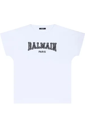 Balmain Playera con logo estampado