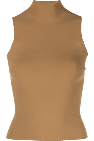 Alexander Wang Top de tejido canalé fino