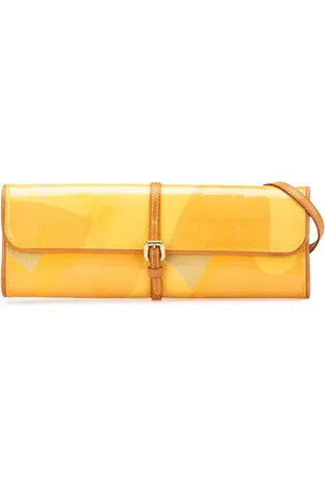 LOUIS VUITTON Bolsa crossbody Monogram Vernis Fleurs Pochette 2000