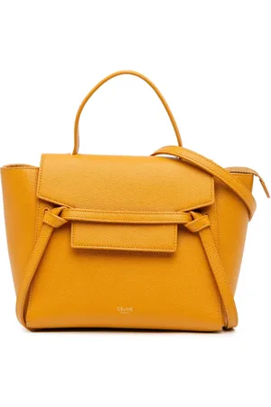 Céline Bolso satchel Belt Bag nano en piel de becerro granulada 2019