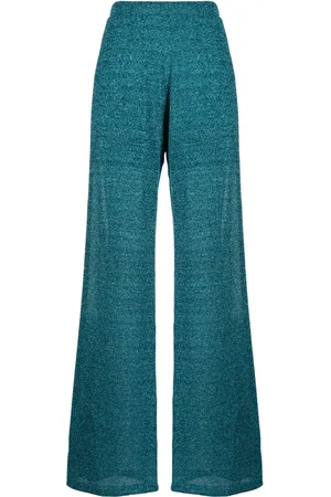 AMEN Pantalones anchos metálicos