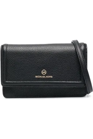 Michael Kors Bolsa crossbody con placa del logo