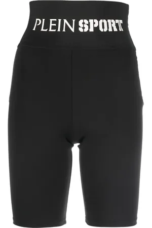 Philipp Plein Shorts stretch con logo en la pretina