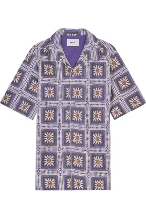 NN.07 Camisa manga corta con estampado floral