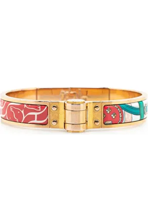 Hermès Pulsera Narrow Enamel Hinge Bracelet GM 2000-2020