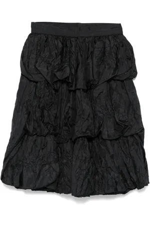 VERSACE Falda corta con volantes 1990