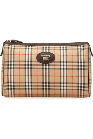 Burberry Bolsa de mano Haymarket Check Canvas del siglo XX