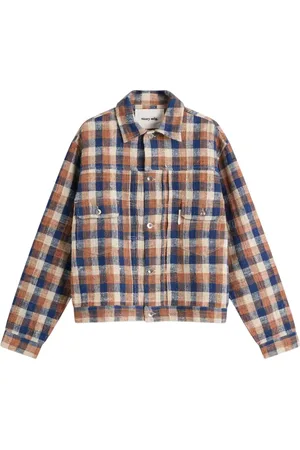Story Sobrecamisa con cuadros estampados
