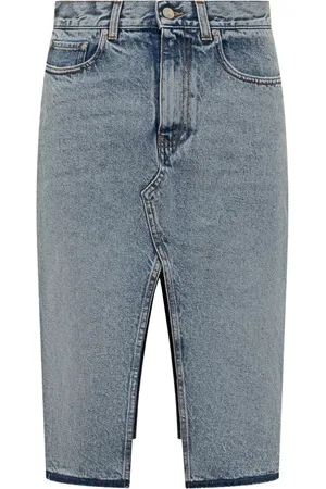 Stella McCartney Falda de mezclilla con abertura