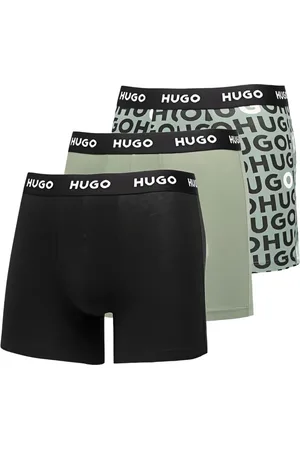 HUGO BOSS Set de tres piezas de ropa interior con logo en la pretina