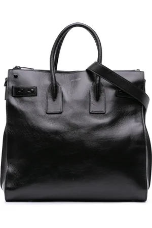 Saint Laurent Bolsa satchel Sac De Jour North South de charol texturizado 2019