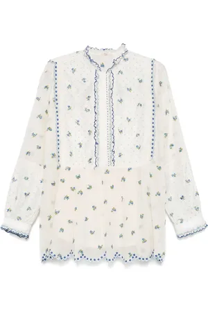 PÉRO Blusa con bordado floral