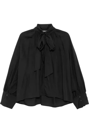 GOEN.J Blusa fruncida con detalle de moño