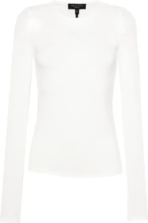 RAG&BONE Top manga larga con paneles