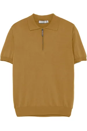 CANALI Playera tipo polo con cierre