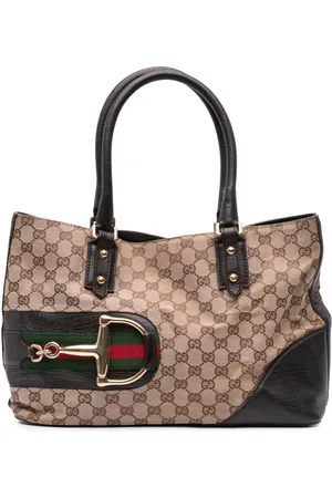 Gucci Bolso shopper GG Canvas Web 2000-2015