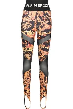 Philipp Plein Leggins con estampado barroco