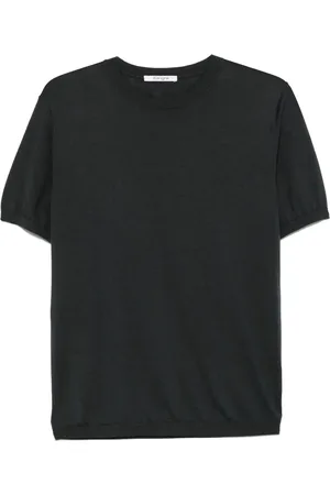 KANGRA CASHMERE Playera de canalé fino