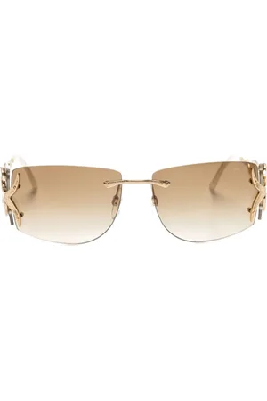 Cazal Lentes de sol con armazón rectangular