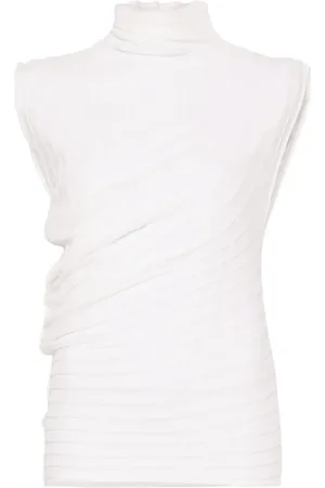 Victoria Beckham Top tejido de canalé