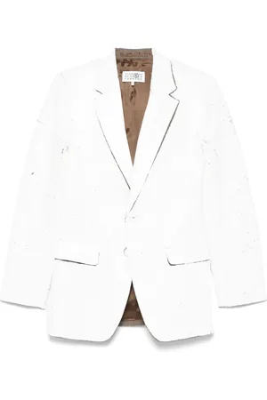 Maison Margiela Blazer con pintura agrietada