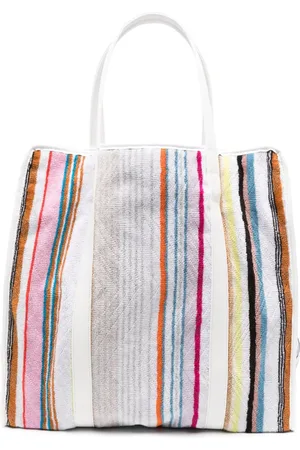 Missoni Tote de toalla con motivo de rayas