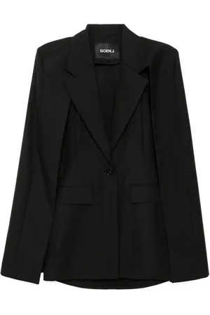 GOEN.J Blazer con solapas de muesca