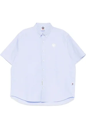 A Bathing Ape Camisa con parche del logo