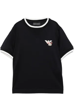 Emporio Armani Playera con logo bordado